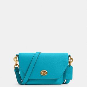NWT Coach KARLEE Crossbody Bag - Teal
